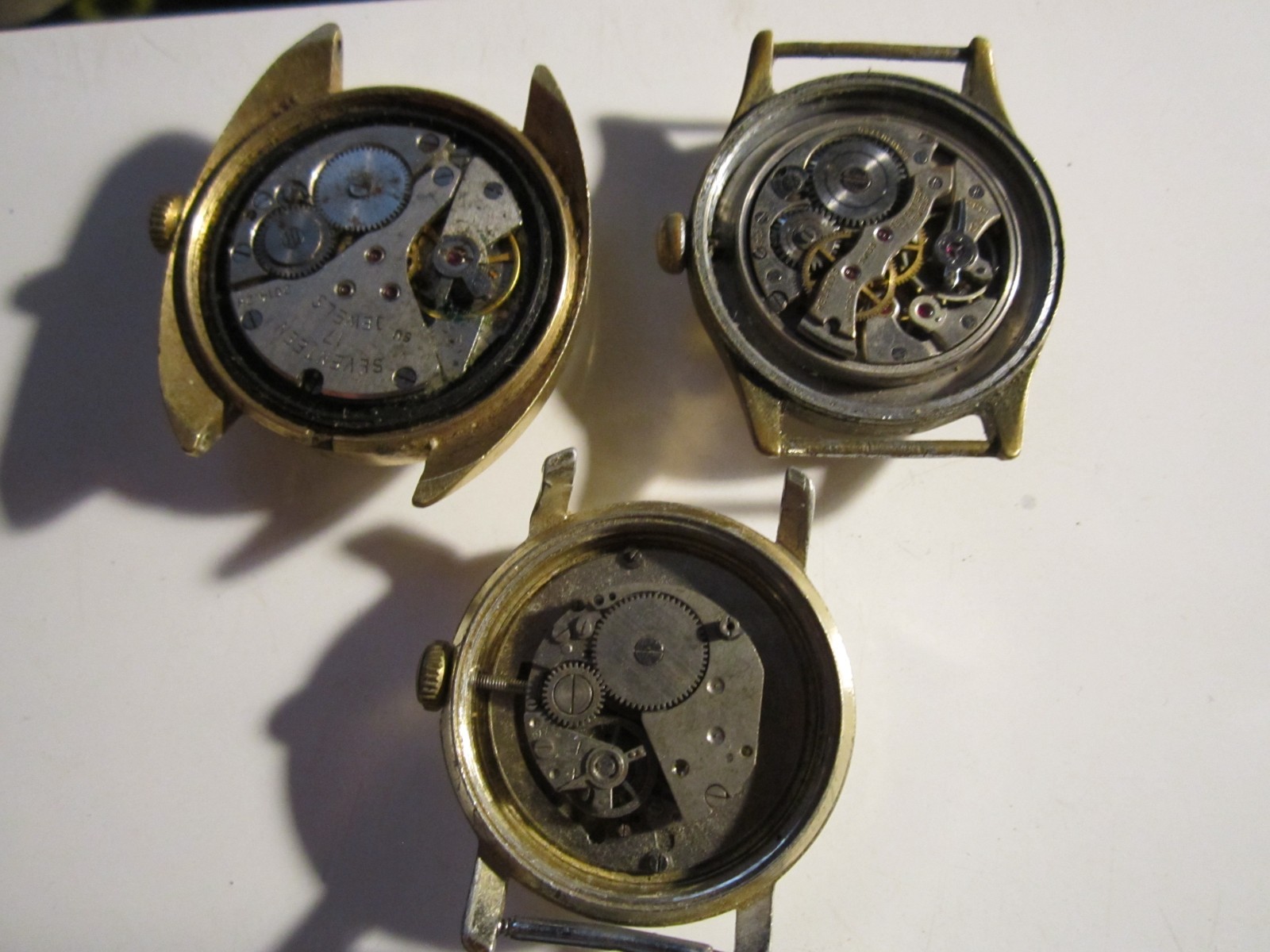 18 OLD WATCHES NO BANDS – MECHANICAL AND QUARTZ GREAT RESALE VALUE – OFC-R