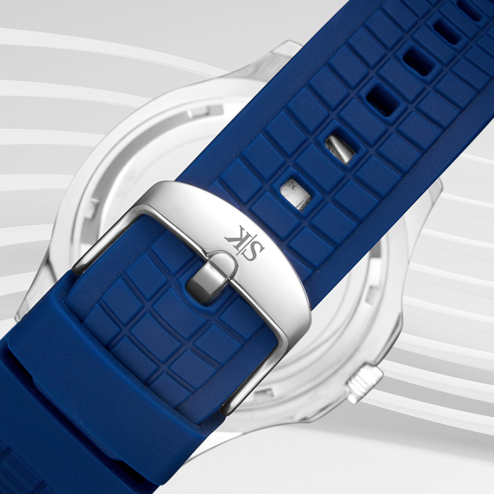 Kenneth Scott Men’s Analog Watch | Blue Dial, 45mm, 30 m (3 ATM)