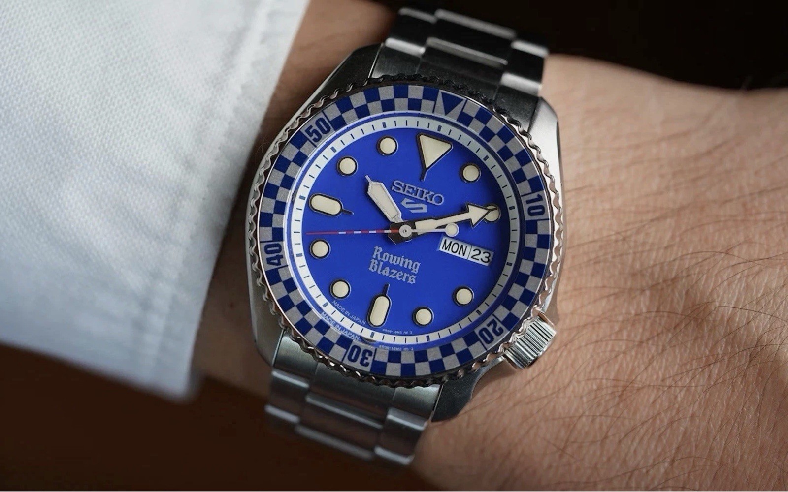 Seiko X Rowing Blazers Rally Diver 42.5mm Blue
