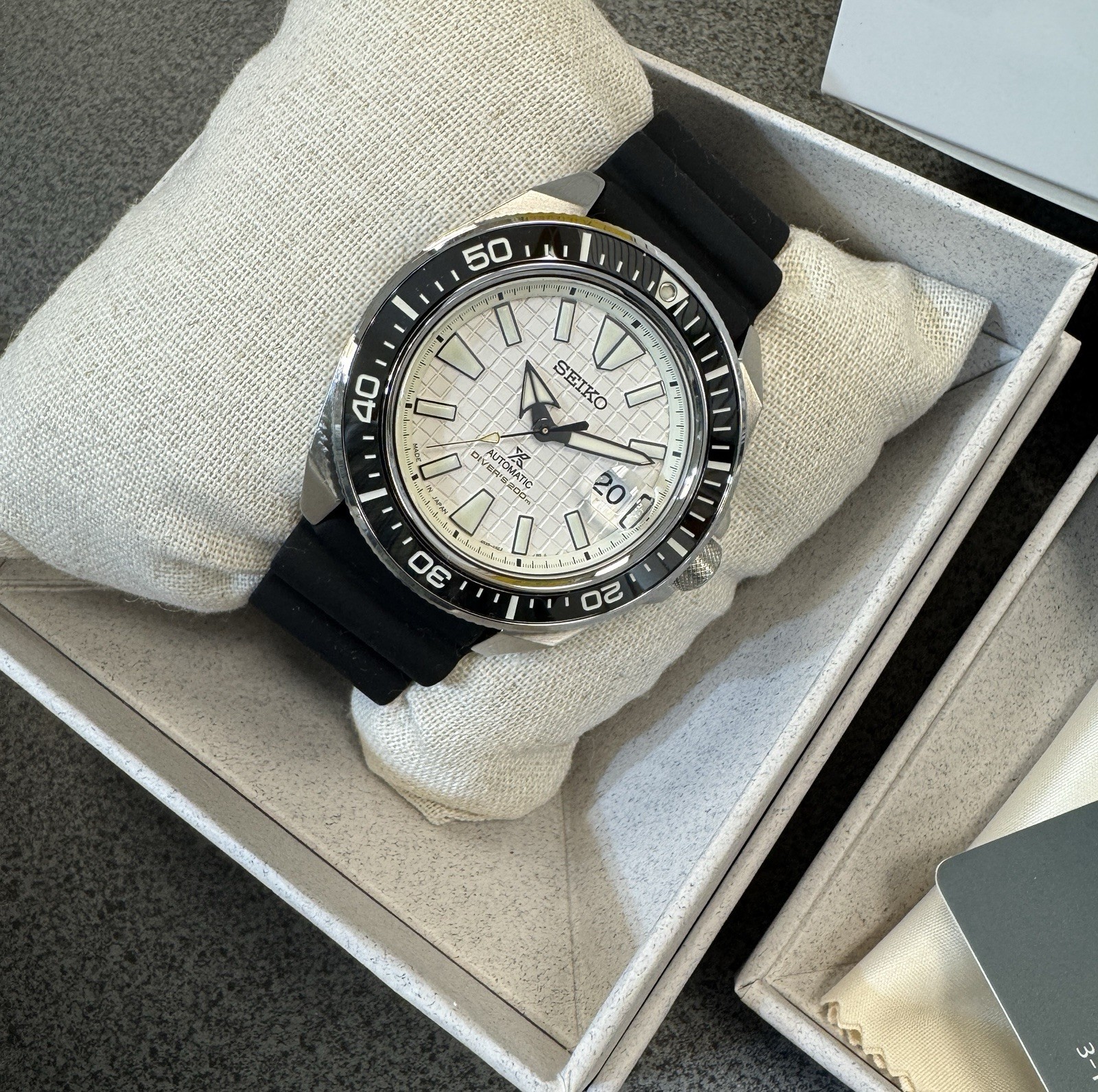Seiko Automatic Prospex King Samurai Divers Men’s Watch SRPE37 Made In Japan
