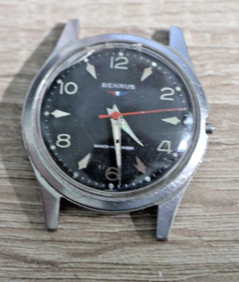 BENRUS Mechanical 17 Jewels Men’s Watch DR 2F1