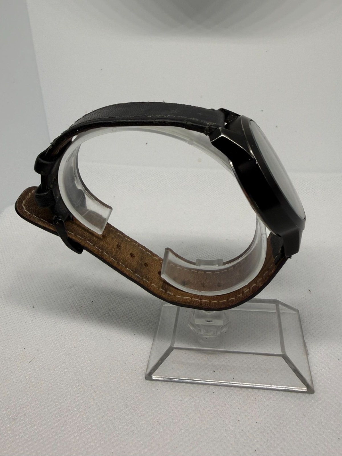 Vestal Heirloom Watch Matte Black Case Dark Grey Dial Luminous Hands
