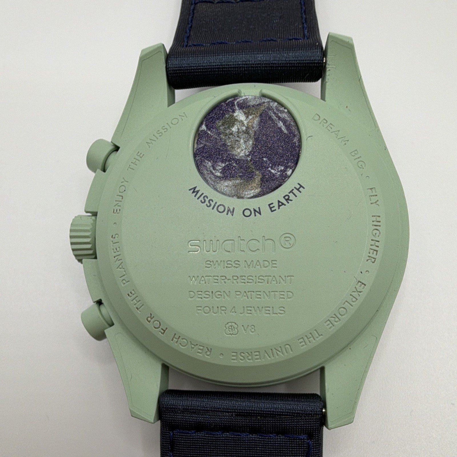 OMEGA x Swatch MoonSwatch Mission on Earth Bioceramic Quartz Chrono 42mm Box