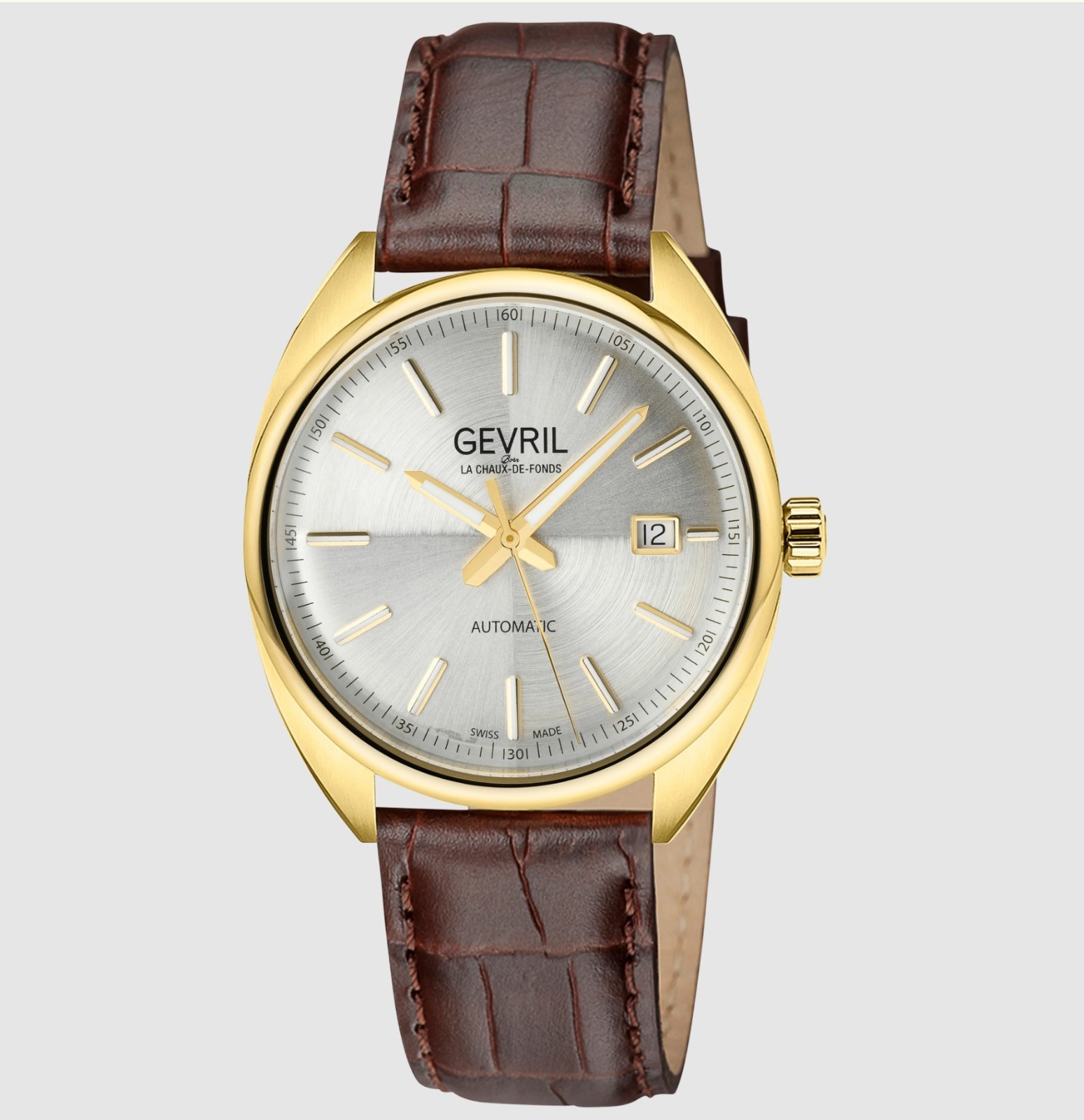 Gevril 48704A Men’s Five Points Swiss Automatic Watch 40mm
