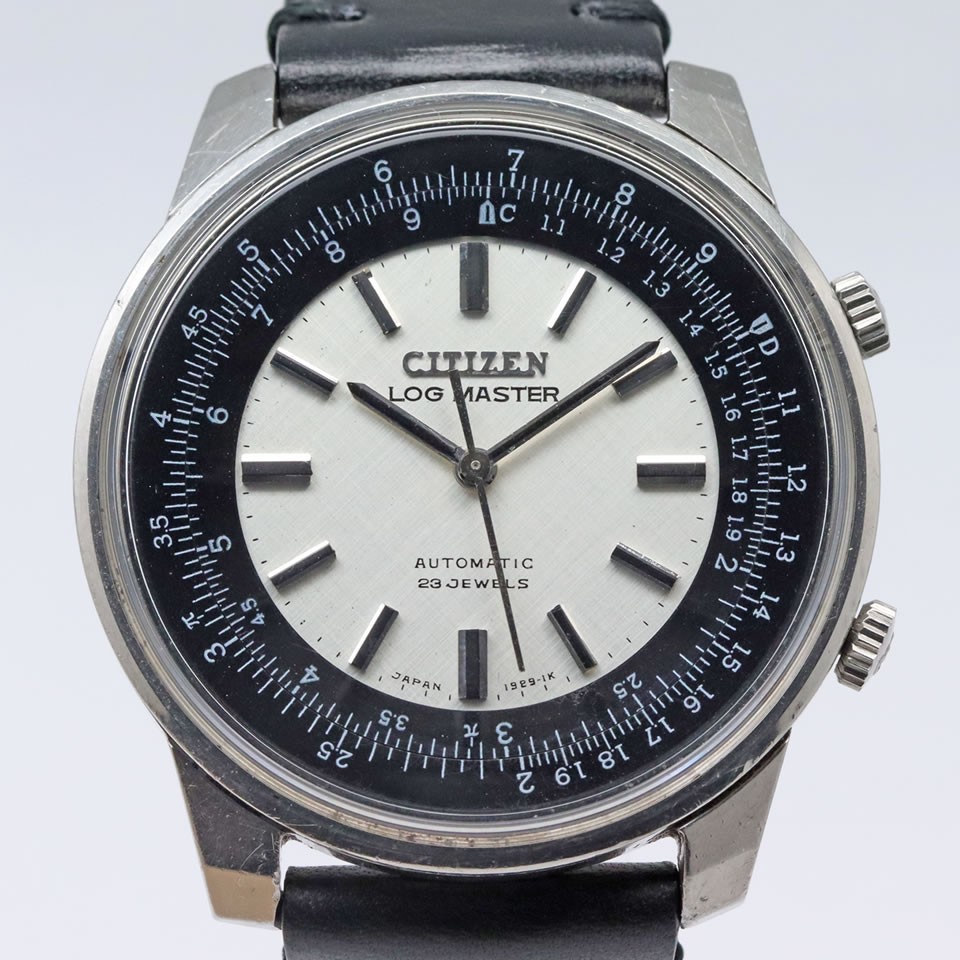 Citizen Log Master Ref.AUOS 52401-TA Citizen Log Master Rotating Inner Bezel