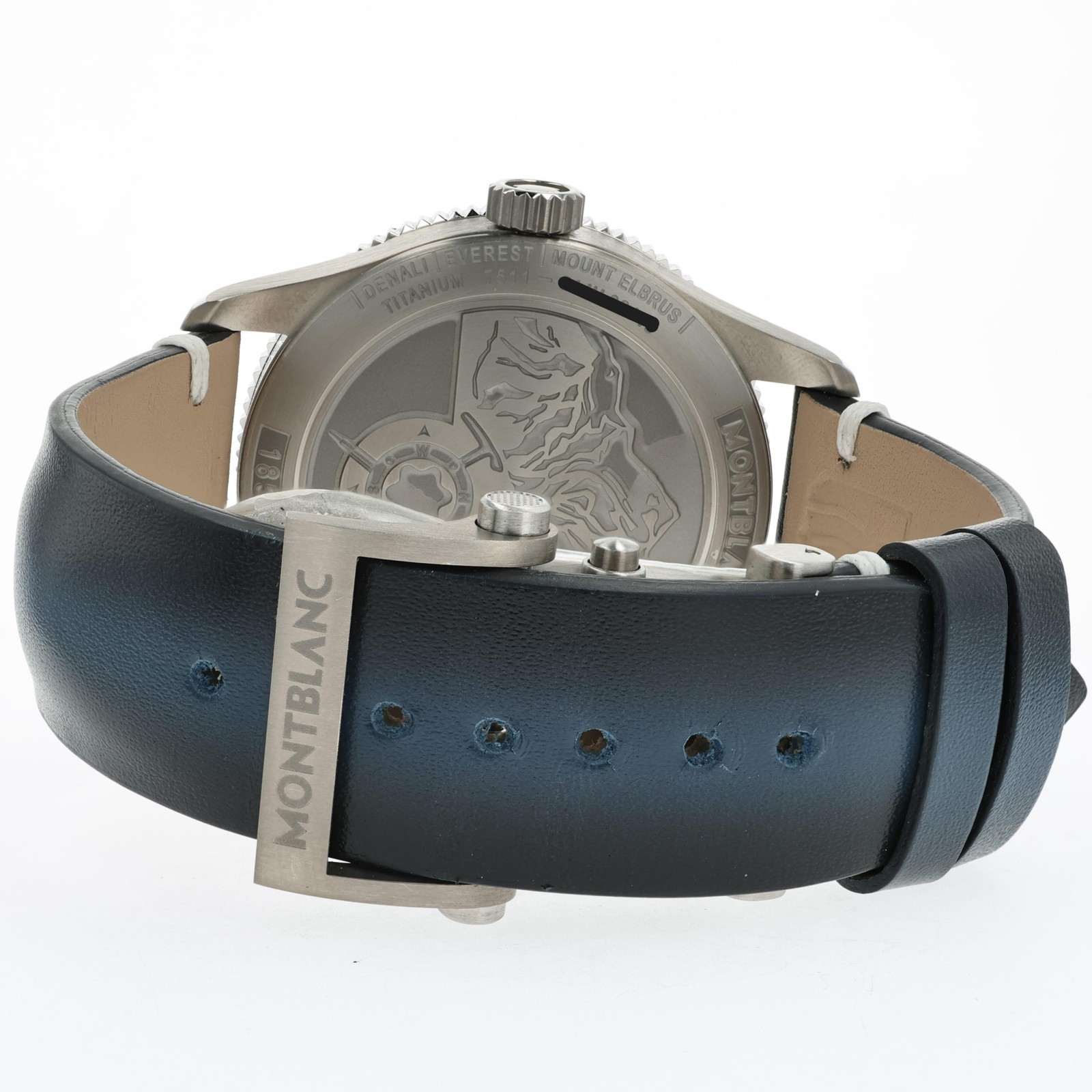 Montblanc 1858 Geosphere 42MM Titanium Blue Dial Automatic 125565