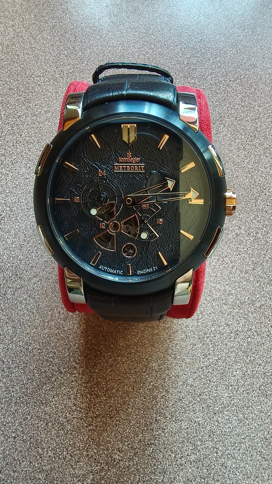 Kornsegler Meteorit Automatic watch steel blue