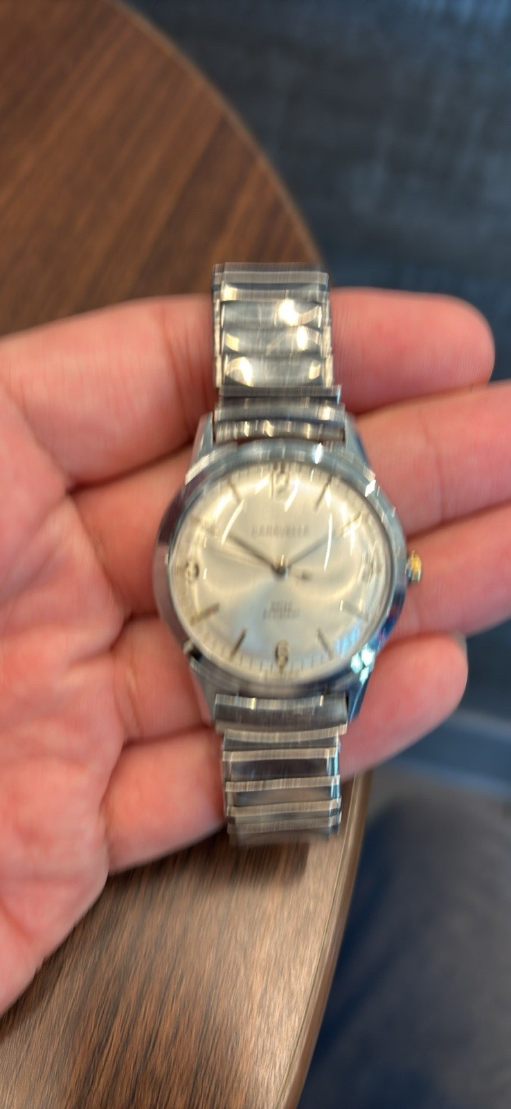 Beautiful Vintage Caravelle Men’s Automatic Watch. It Runs!!!!