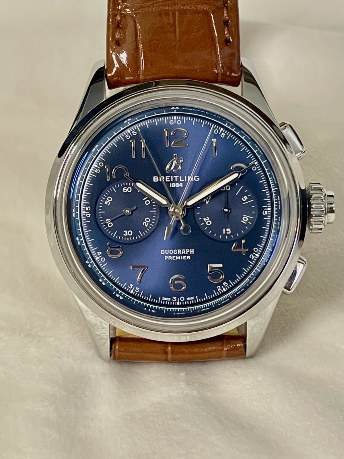 Breitling Premier B15 Duograph 42 AB1510 Manual Wind, Split Second – EXCELLENT