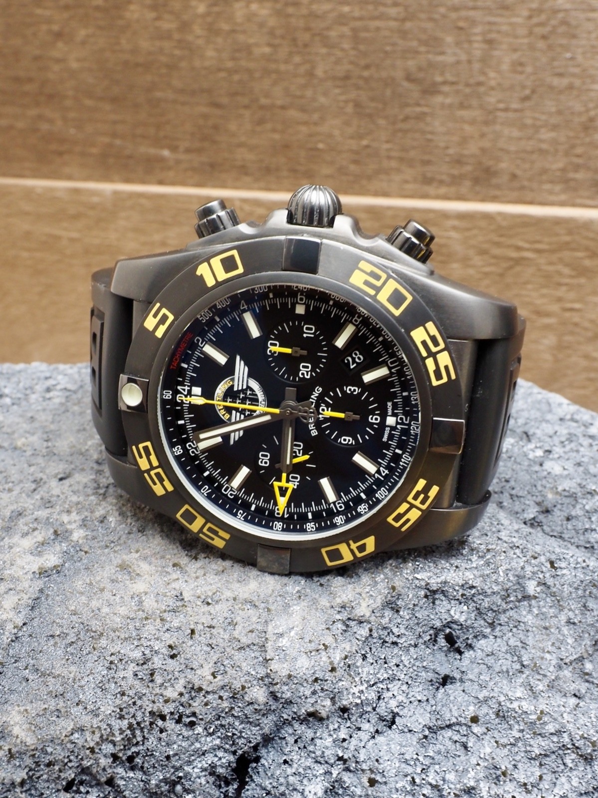 Breitling Chronomat Jet Team Limited GMT x/250 Full Set US AD RARE MB04108P/BD76