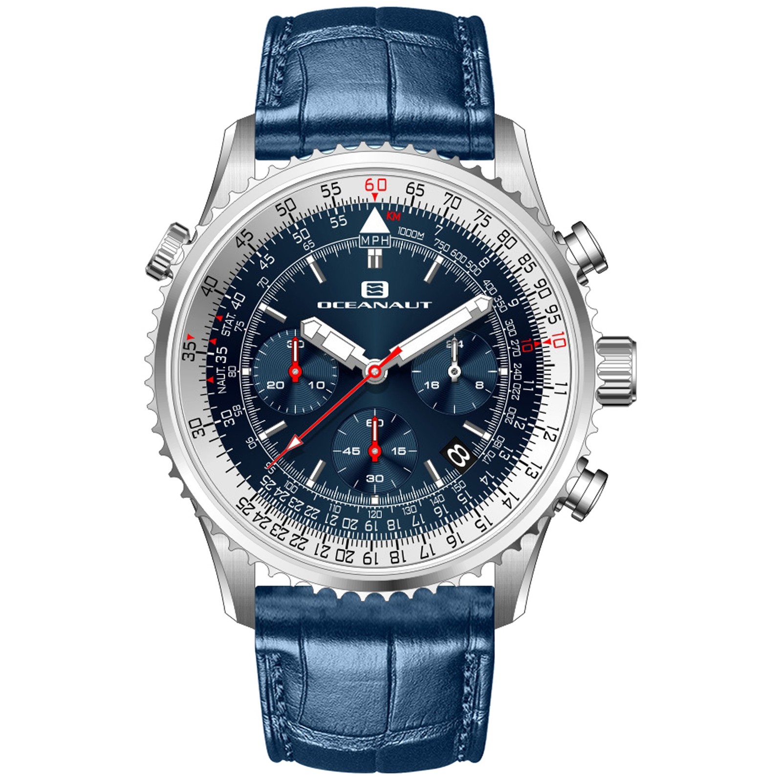 Oceanaut Men’s Flight Blue Dial Watch – OC0130