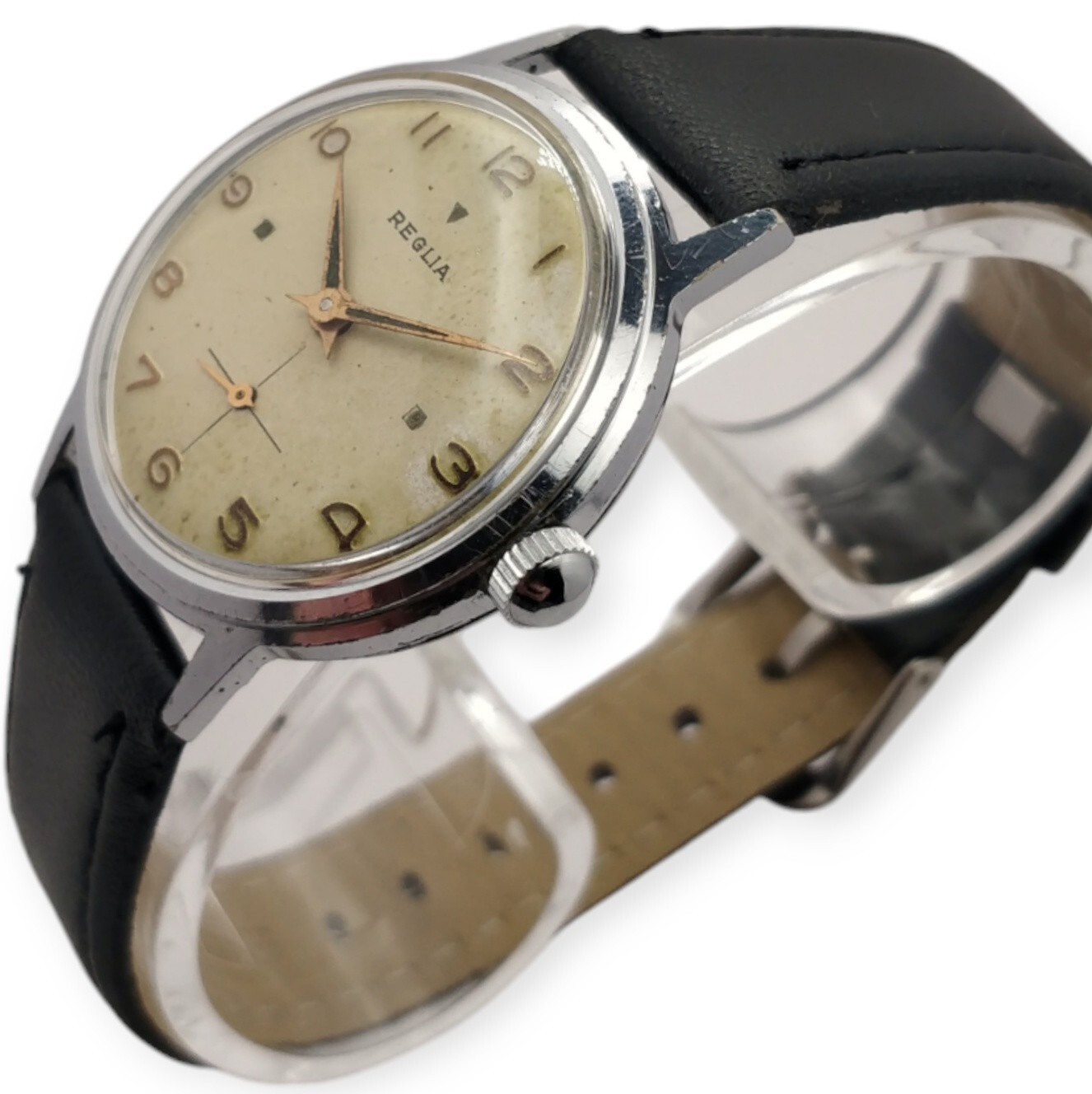Reglia 33mm 1960s Calibre Cupillard 233 Lebrocantheure Montre Vintage Watch
