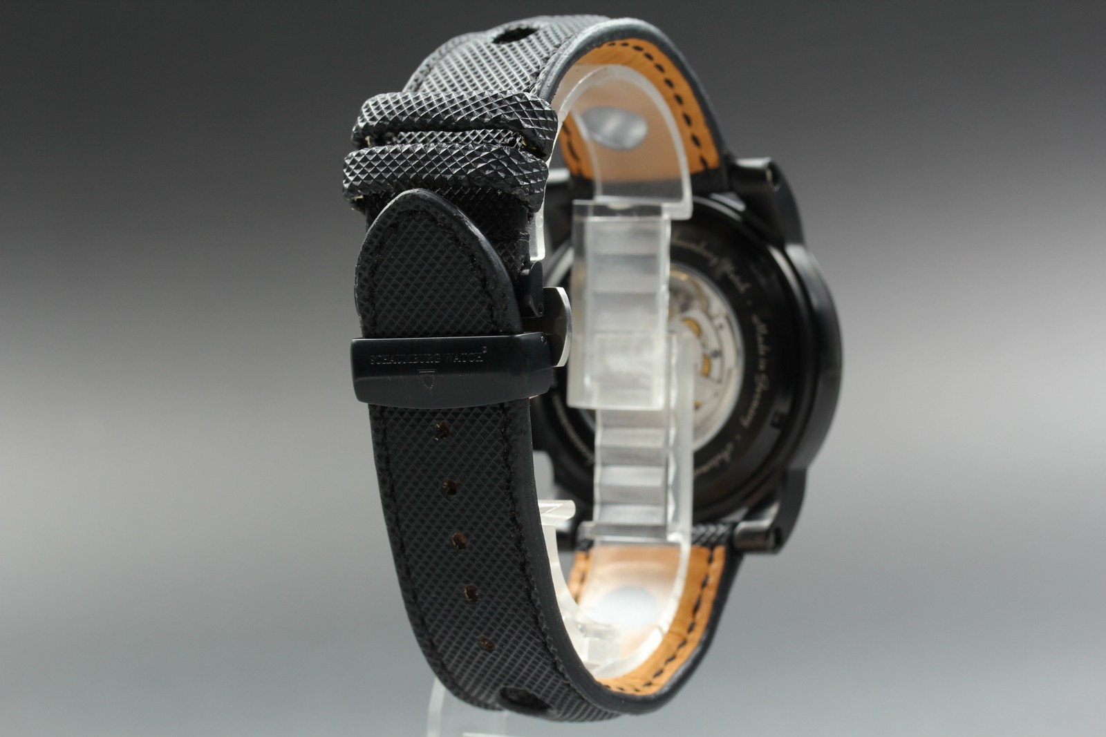 Schaumburg GT ONE-2 PVD Black Date Automatic Made in Germany Watch [ Band Wear ]