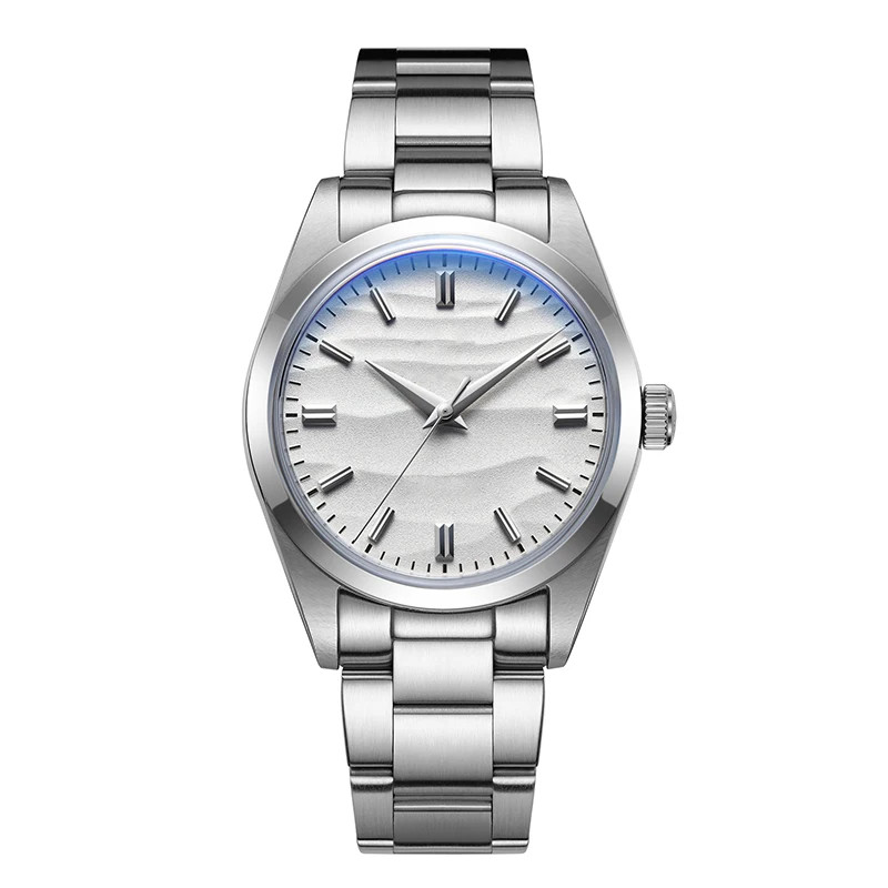 ADDIESDIVE AD2030 36mm Dress Watch Men Quartz 100M Waterproof 316L Steel