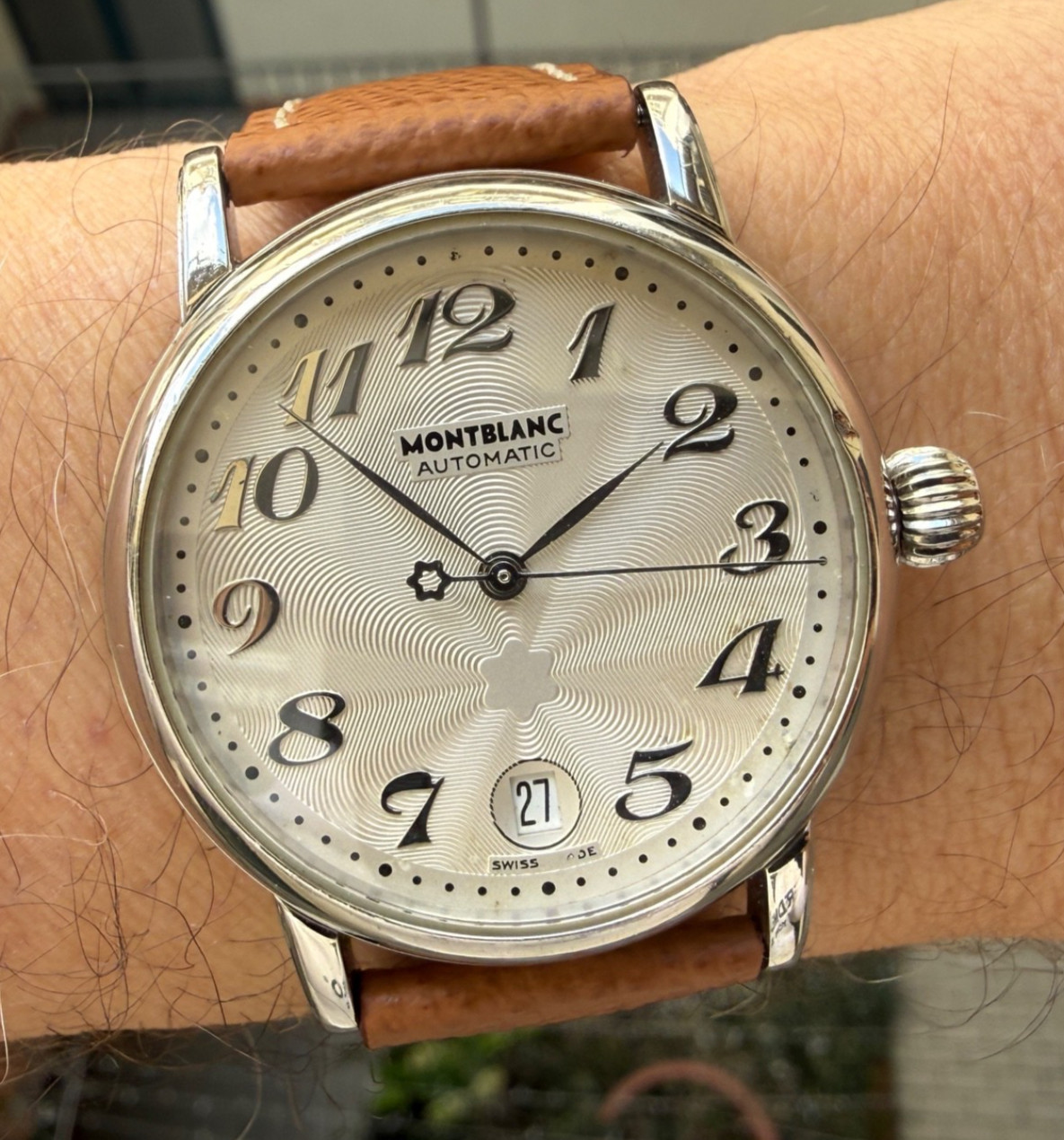 Men’s Watch Montblanc Meisterstuck Ref:7019 Automatic Age Steel 1 13/32in