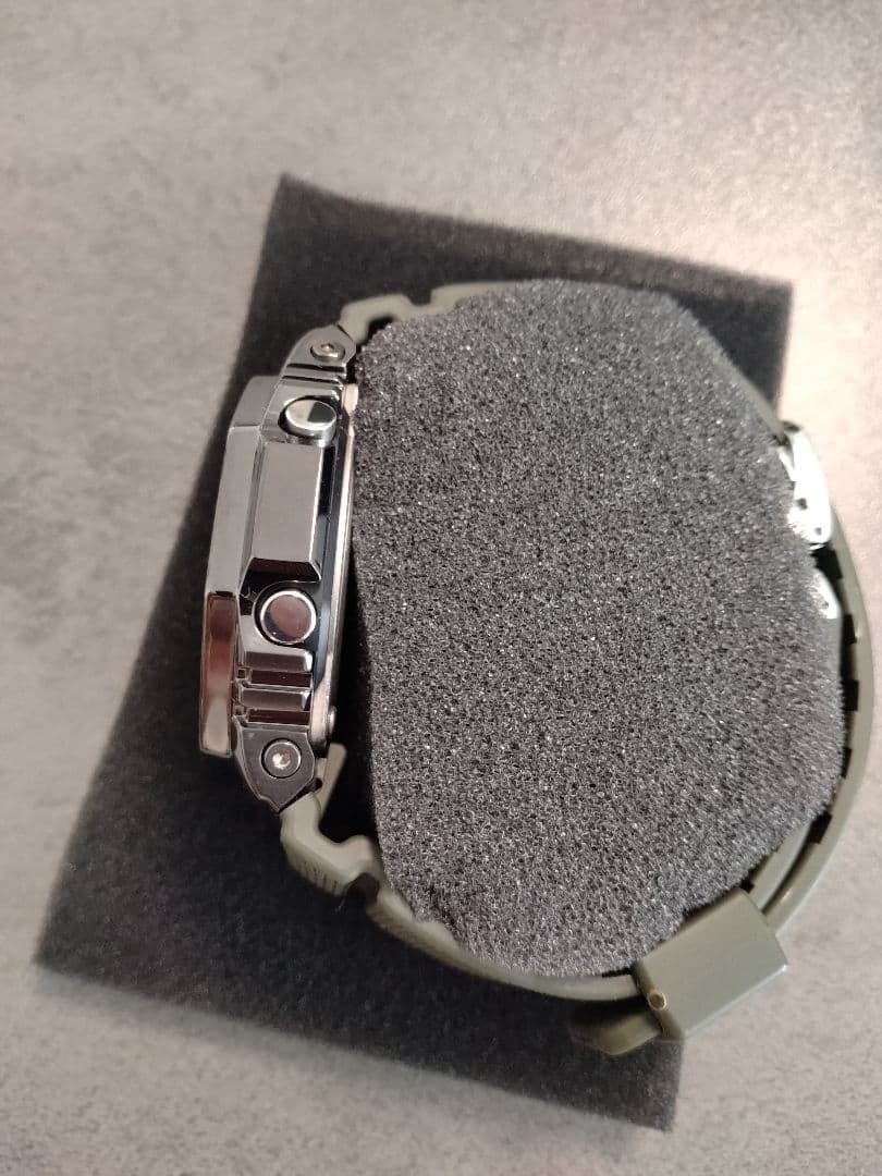 (103) [Good condition, custom belt] G-SHOCK GM-2100B Green