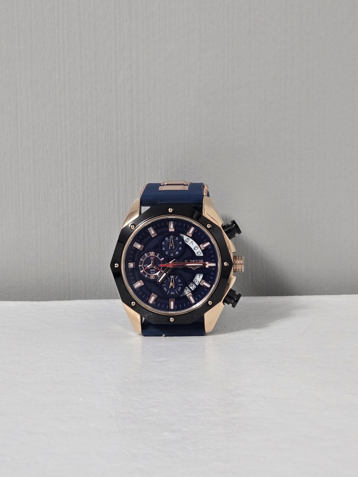 LIGE Men’s Quartz Watch Weather Resistant 6181WM1 Blue Wrist Band