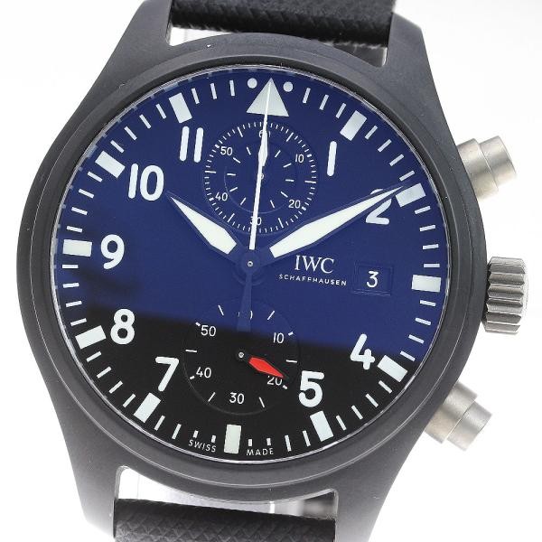 IWC Pilot’s Watch Top Gun IW389001 45mm Ti Black Dial Automatic Watch #C2022