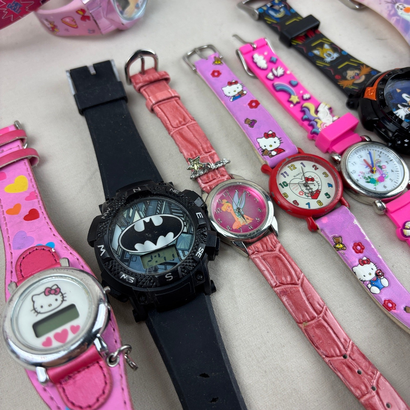 Kids Children Watches Pop Culture Disney Batman Hello Kitty Sonic Blues Clues