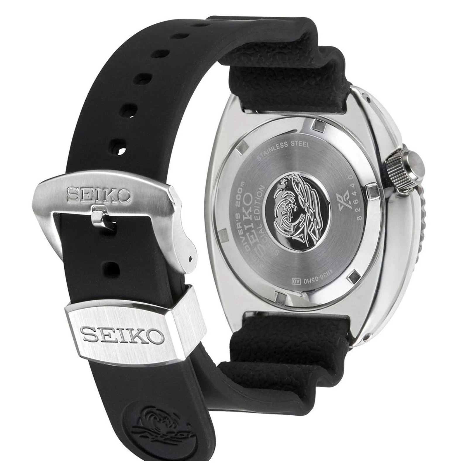 SEIKO Prospex Turtle SRPE93K1 Automatic Diver Scuba Black Dial Watch WARRANTY