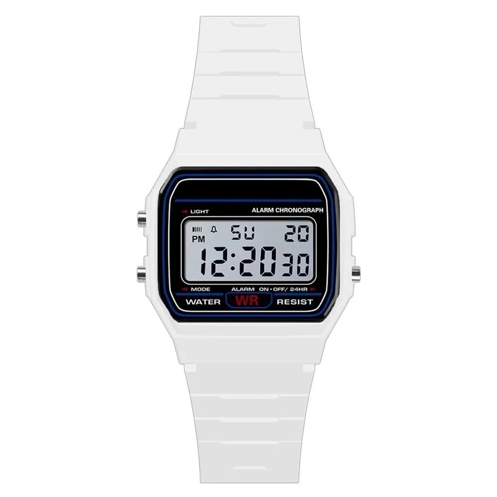 F 91W Classic Digital Resin Strap Watch Stopwatch ChronographSport Unisex Men us