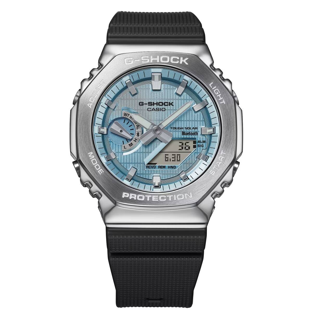 CASIO Casio G-SHOCK G-Shock Tough Solar Mobile Link Black x Silver x Light Blue