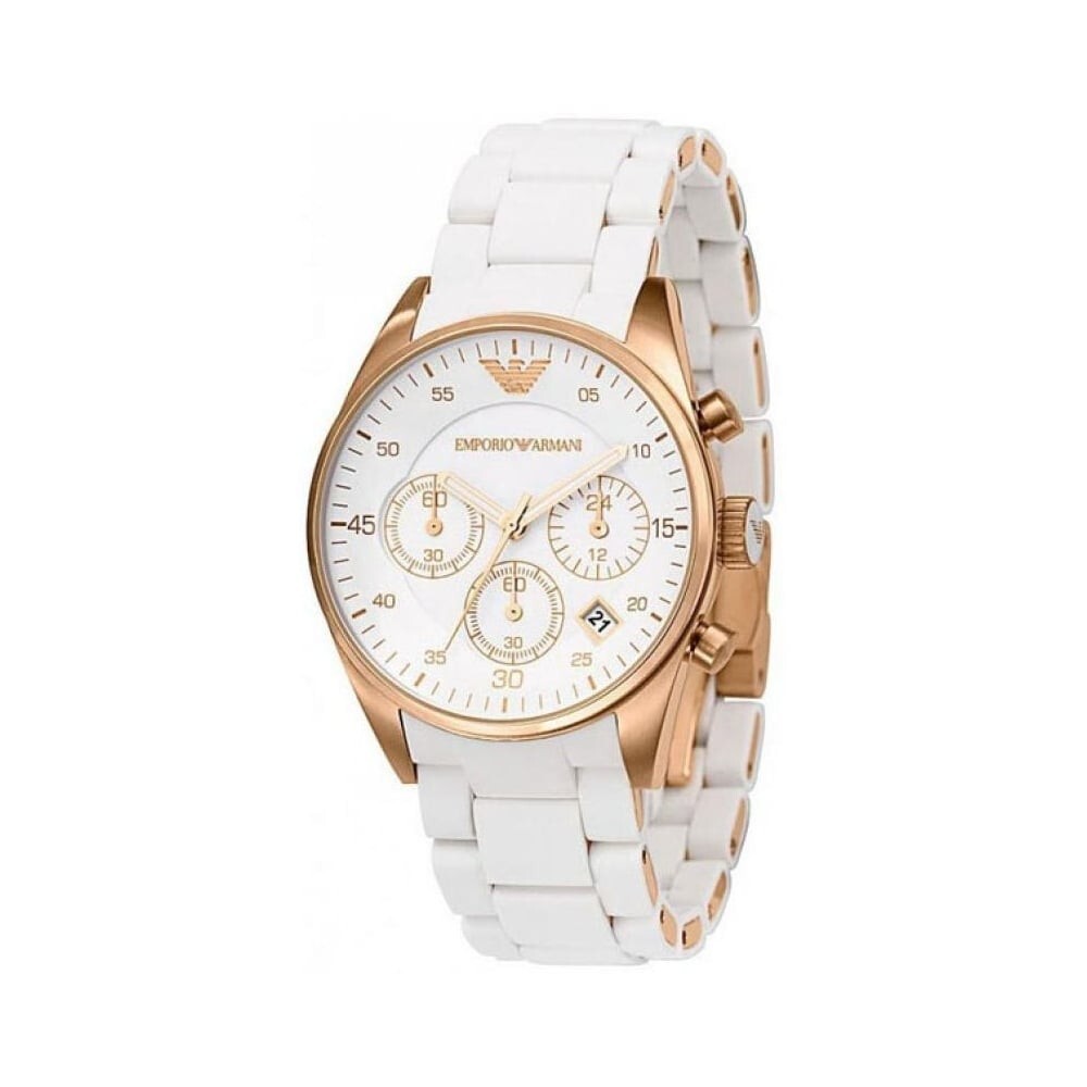 Emporio Armani Men’s Sportivo Chronograph Watch Rose Gold PVD AR5919