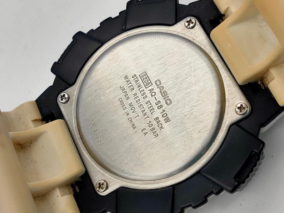 Casio AQ-S810W Tough Solar Ana-Digi 5 Alarms Dead battery |