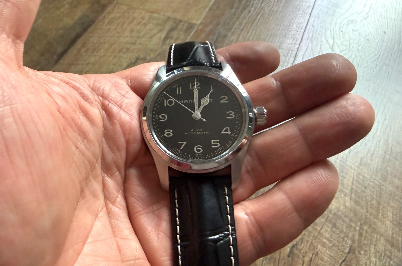 HAMILTON Khaki Field MURPH 42mm Automatic Black Dial Watch H70605731