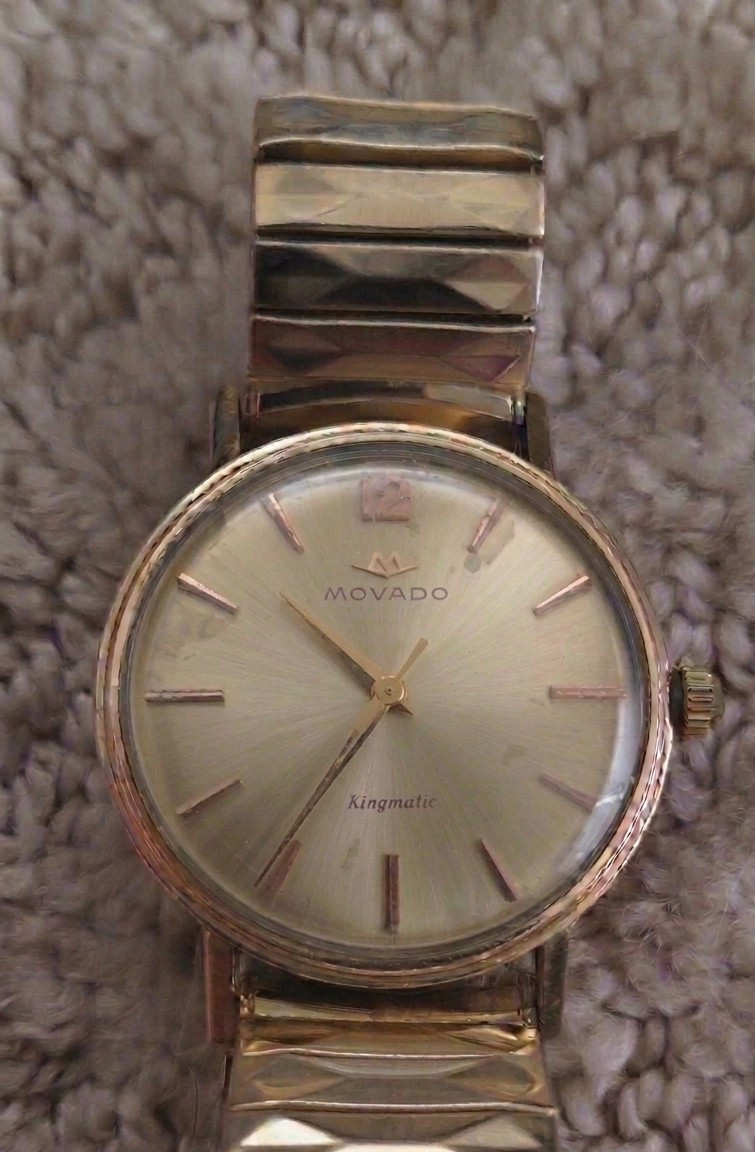 Movado Kingmatic Sub Sea 14k gf Automatic Movement