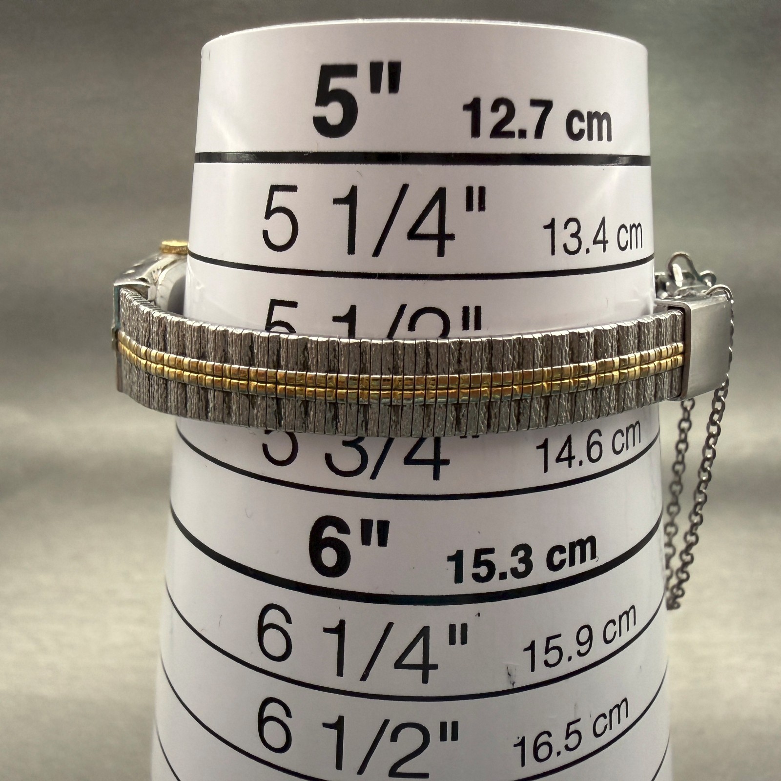 Seiko Watch Women 13mm White Dial Two Tone Rectangle 2E20-6319 VTG New Battery