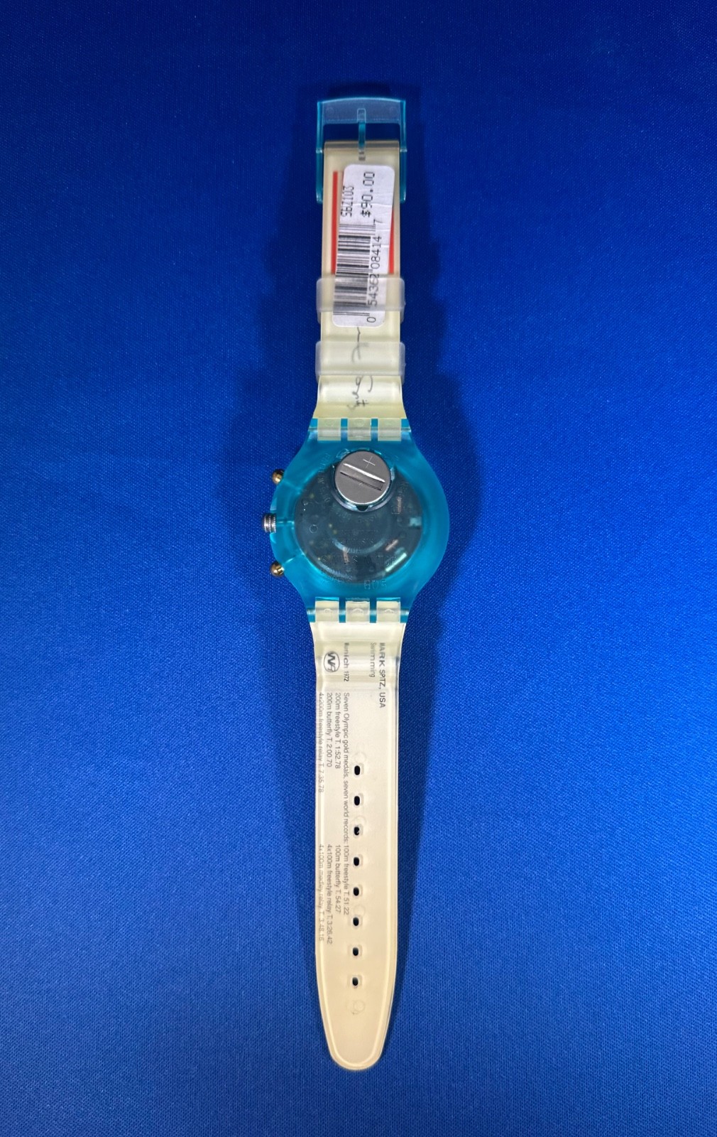*1996 Atlanta Olympics Swatch Watch – AquaChrono Special – SBZ103 *NEW*