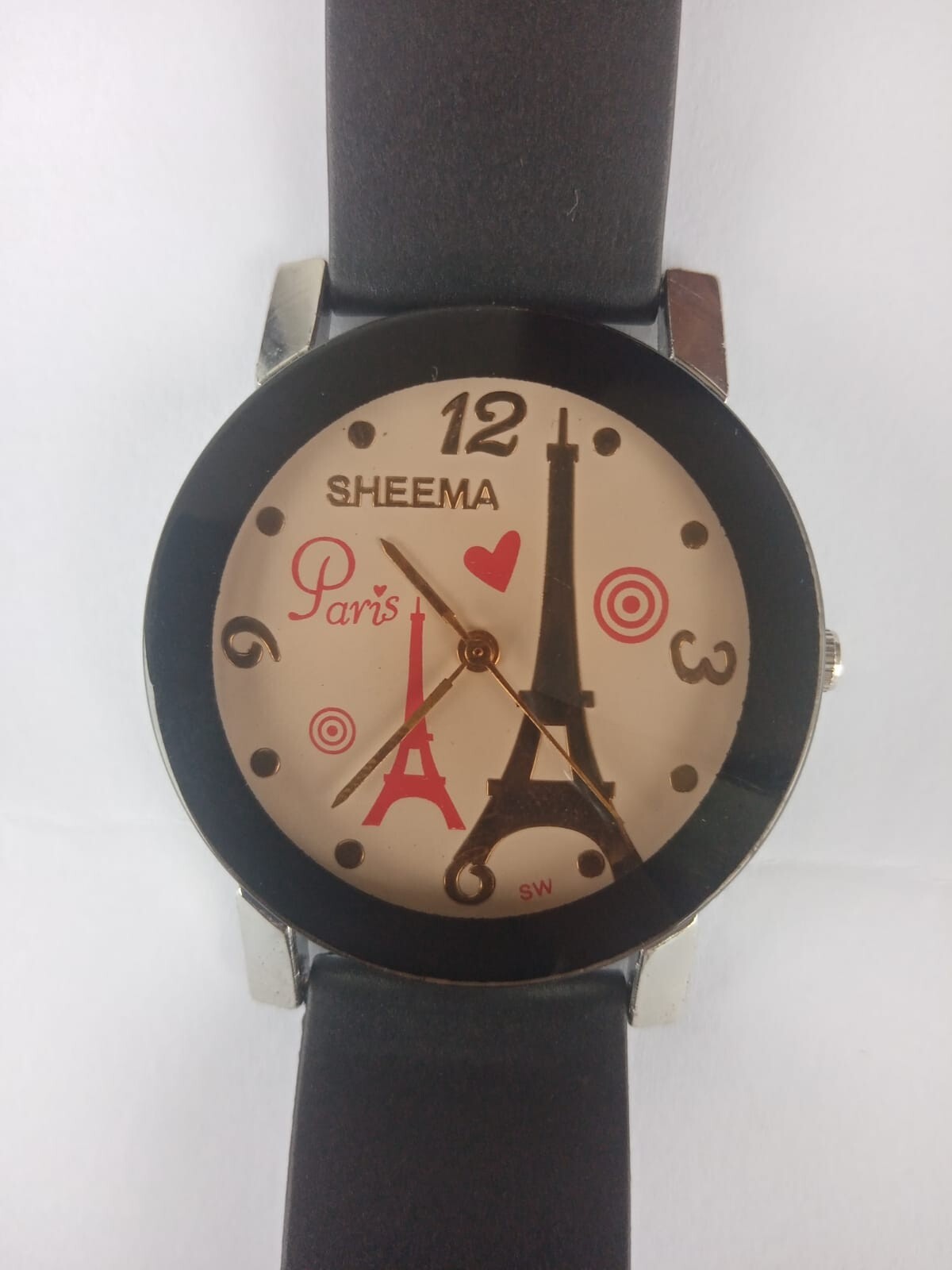 1Pcs Fashion Men Women Leather Band Quartz Analog Wrist Watch For Love New