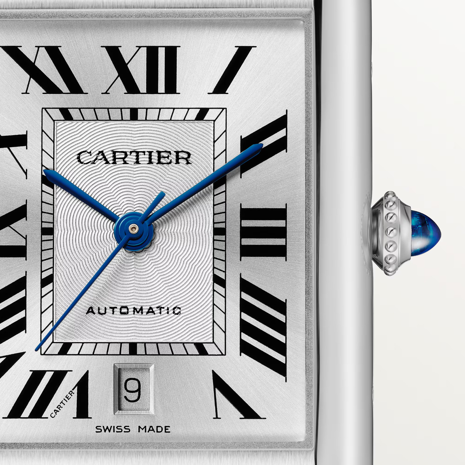 Cartier Tank Must Extra Large Automatic Stainless Steel bracelet Watch WSTA0053