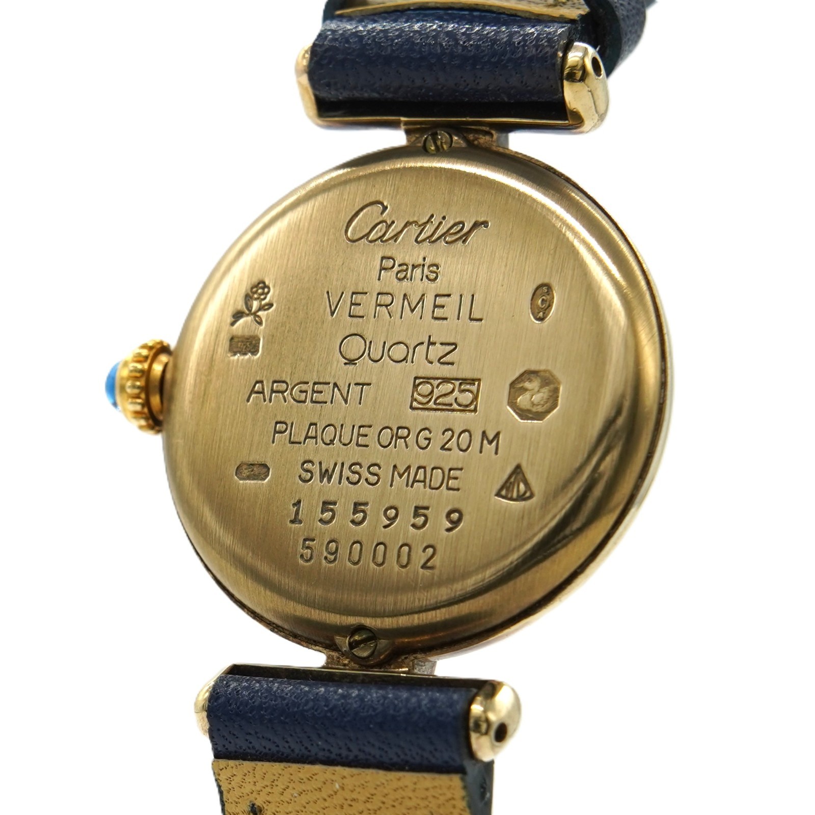 [Exc.] Cartier Must Colize 590002155959 Quartz 23mm Women’s Watch From JP Z401