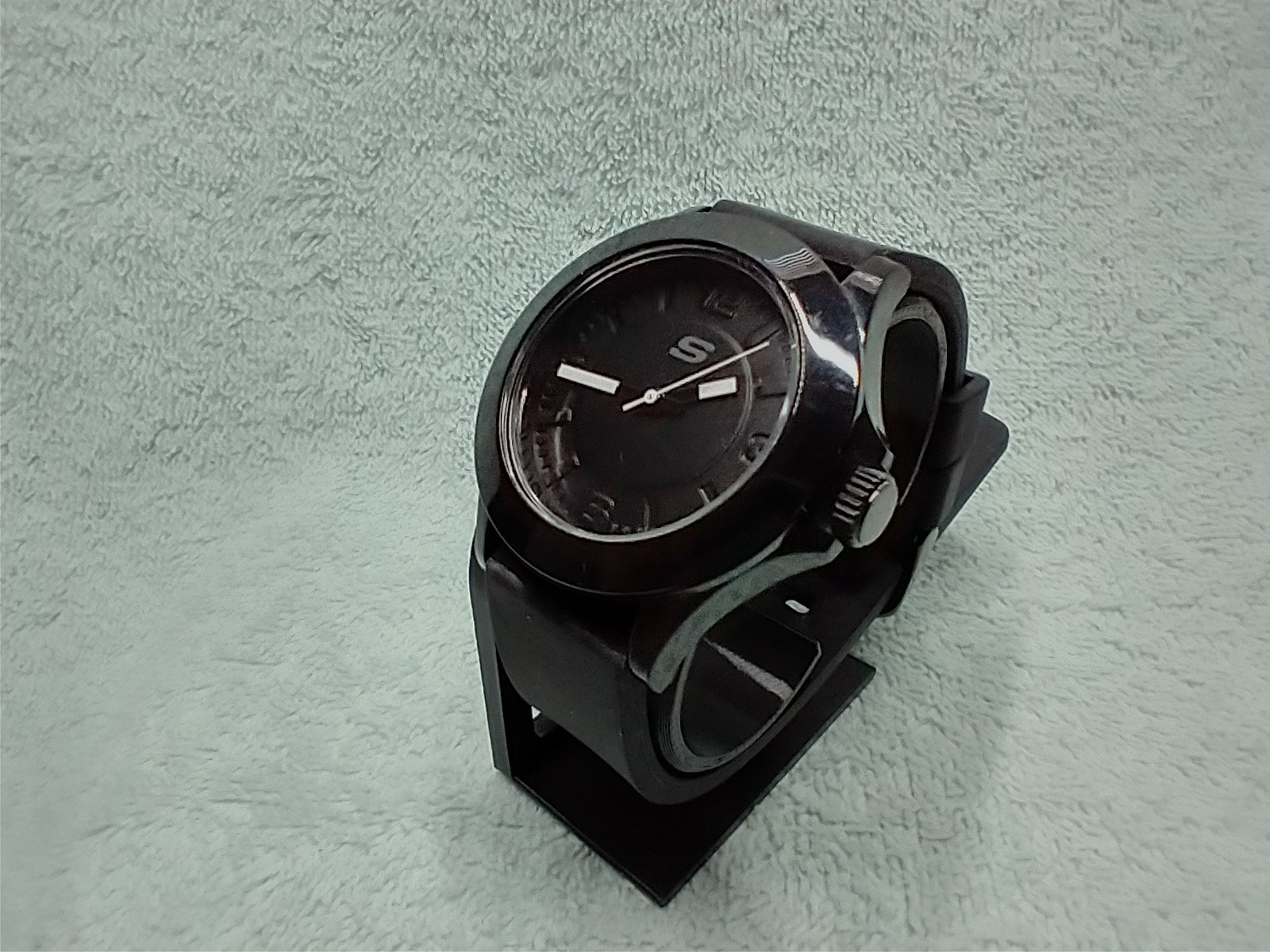 SKECHERS MEN’S “ROSENCRANS” POLYCARBONATE RUBBER STRAP MONOCHROMATIC 50M WATCH