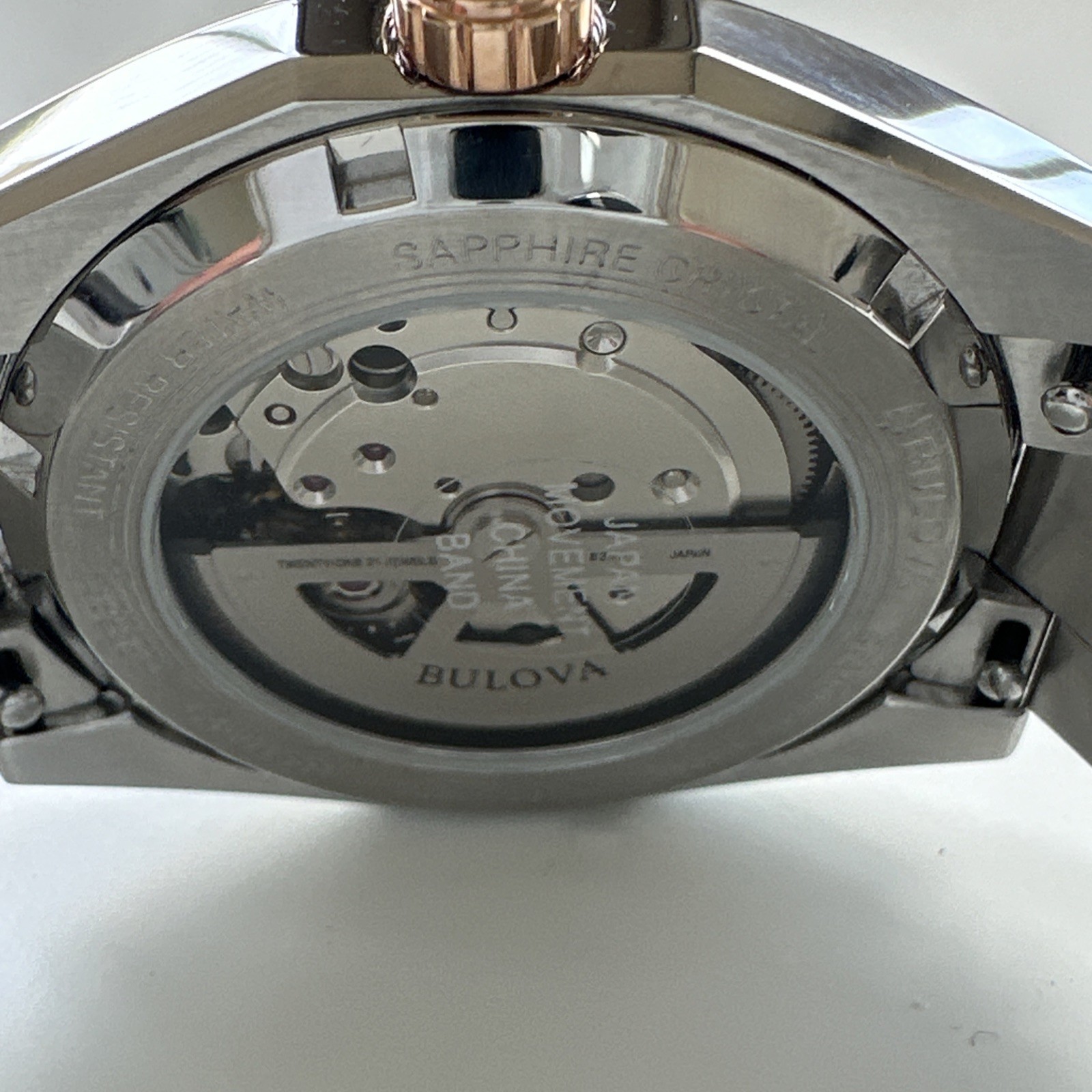 Bulova Mens Classic Calendar Automatic Silver Stainless Steel Watch 39 MM 98B422