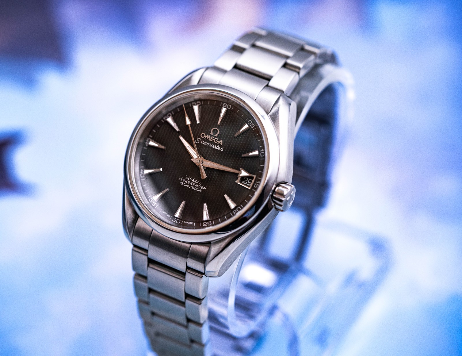 OMEGA Seamaster Aqua Terra 39mm Grey Dial Automatic Watch