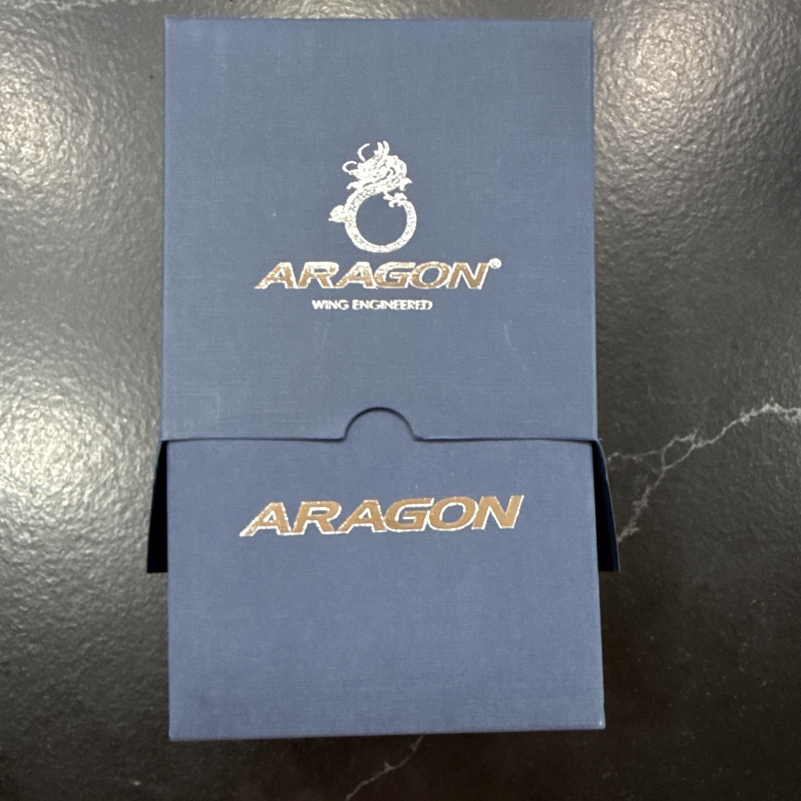 ARAGON Sea Charger Automatic 50mm Diver Blue Dial Titanium SS Bracelet w/ Box