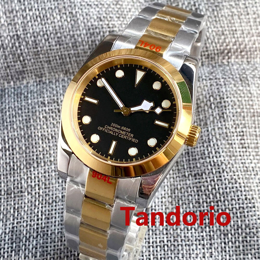 36mm/39mm BLIGER Black/Grey Dial Sapphire Glass NH35A PT5000 Automatic Men Watch