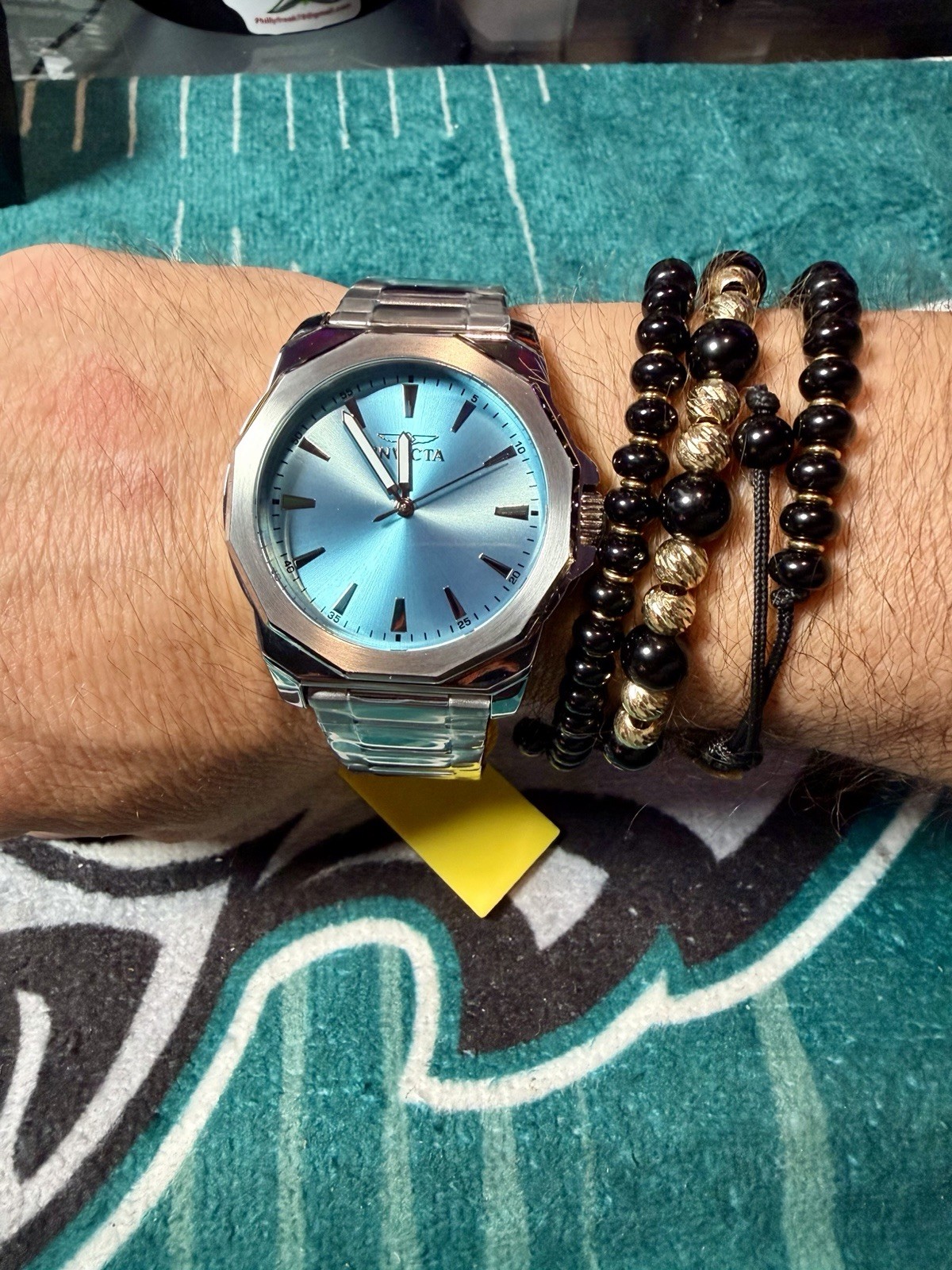 🔥🔥Invicta SpeedWay Men’s 45mm Sky Blue Dial SS Bracelet Watch🔥🔥