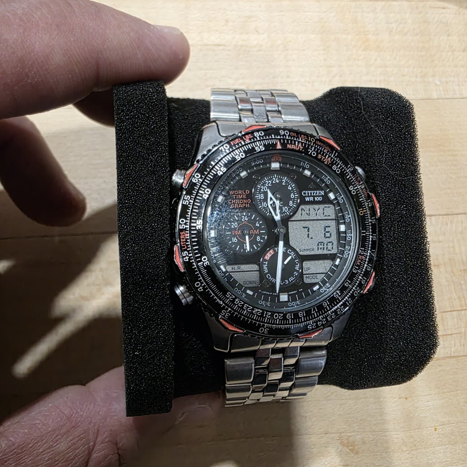 Citizen Navihawk C300 World Time Chronograph Men’s Watch