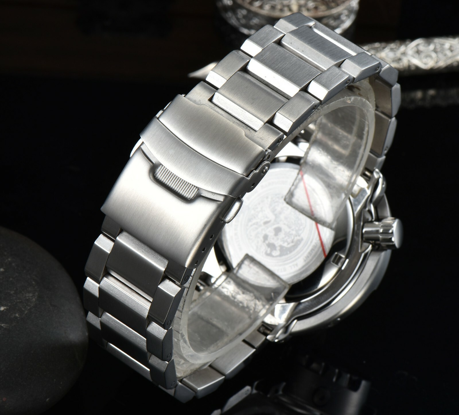 30ATM Tandorio 46.5mm Japan NH35A Lume Sapphire Glass Men Mechanical Watch Date