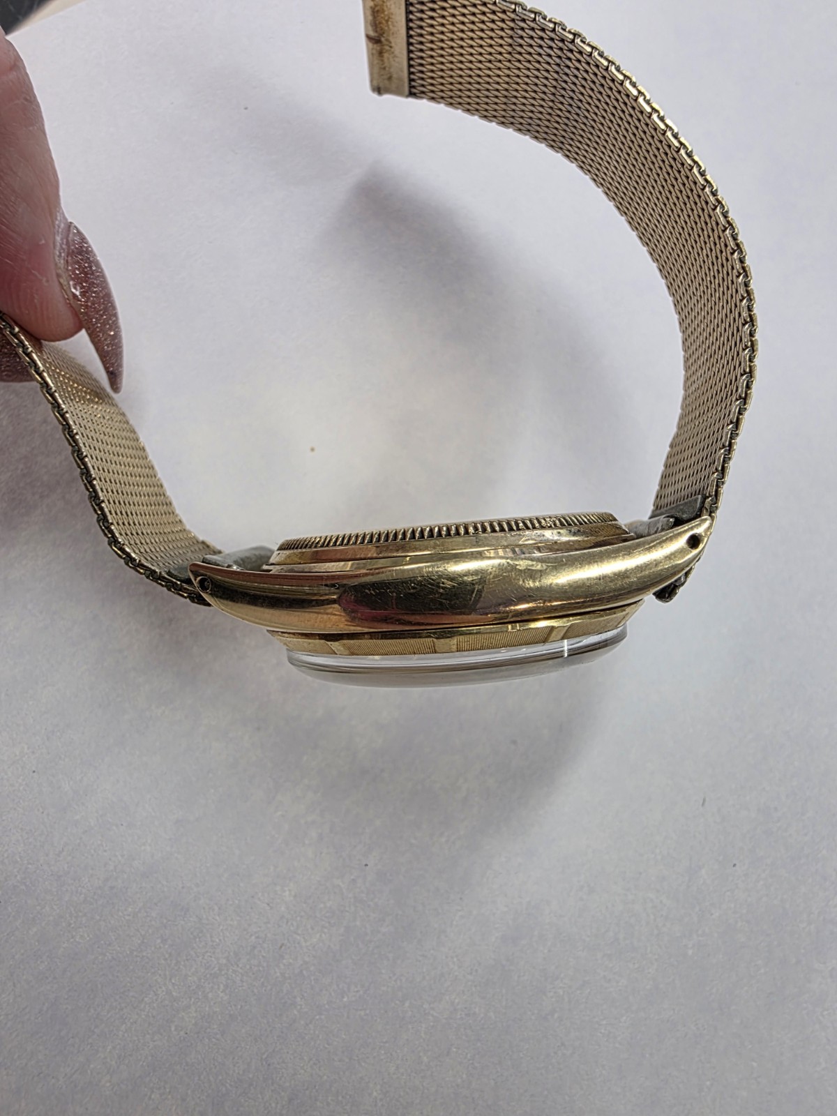 Vintage ROLEX BUBBLE Face 14k (See Description)