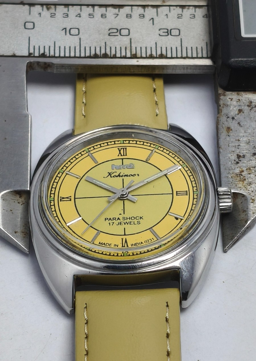 HMT Kohinoor 17 Jewels Hand Winding Wrist Watch For Men’s In Working Condition