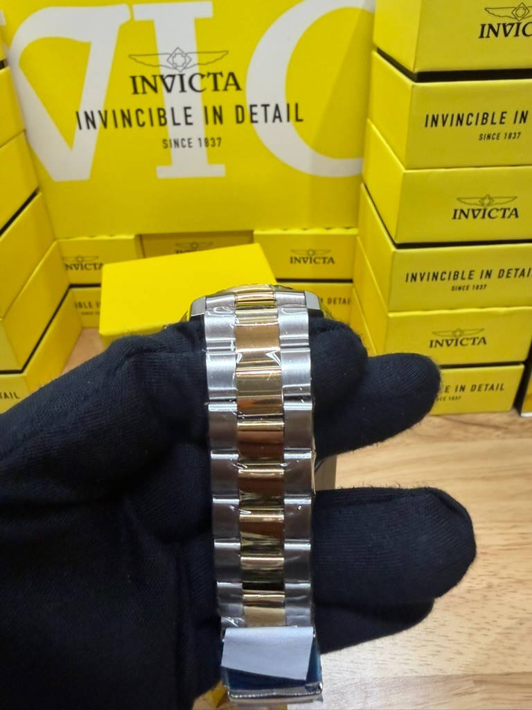 Title: Invicta Specialty Mach Gala 69805 Men’s 48mm Two-Tone Gold Steel Black Co