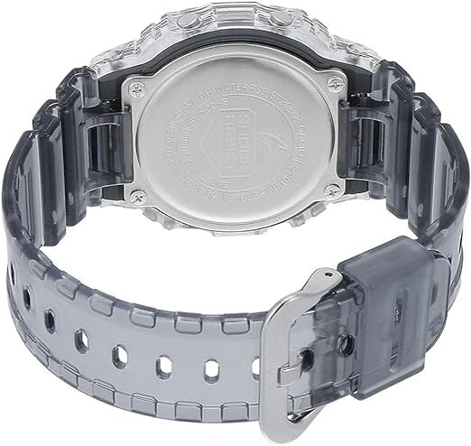 CASIO G-SHOCK MENS WATCH DW-5600SK-1D SEMI-TRANSPARENT SKELETON 2-YEARS WARRANTY
