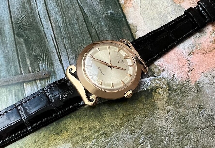 Rare Find Vintage Men’s Baume & Mercier 14K Solid Gold – Fancy Lugs – Automatic