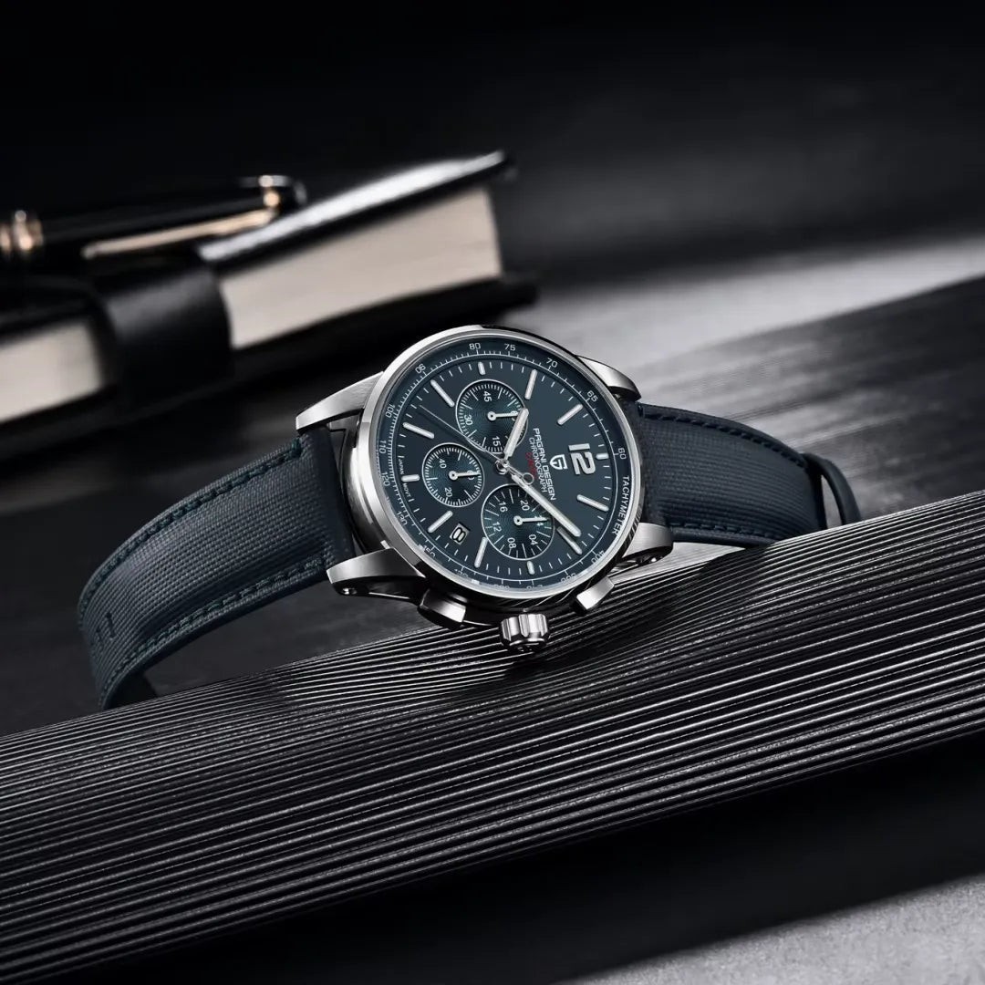 Pagani Design PD-YS008 Blue Chronograph Nylon Automatic Men’s Watch