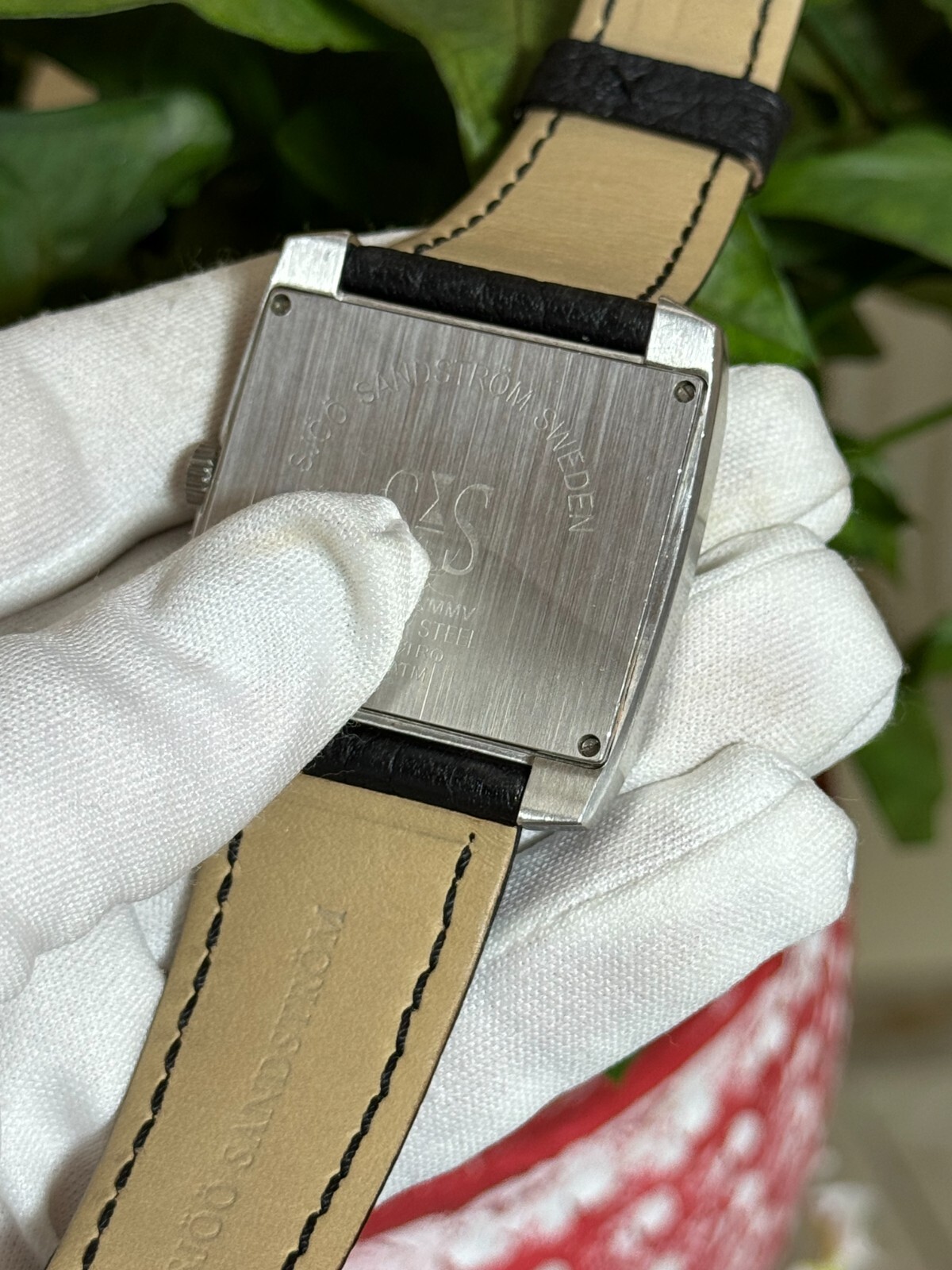 Sjoo Sandstrom Quattro Watch Automatic Date Royal Steel Mens Made In Sweden